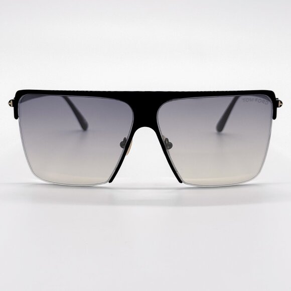 NEW TOM FORD SOFI TF840 01C SUNGLASSES WOMEN SQUARE BLACK FT0840/S - Picture 3 of 8